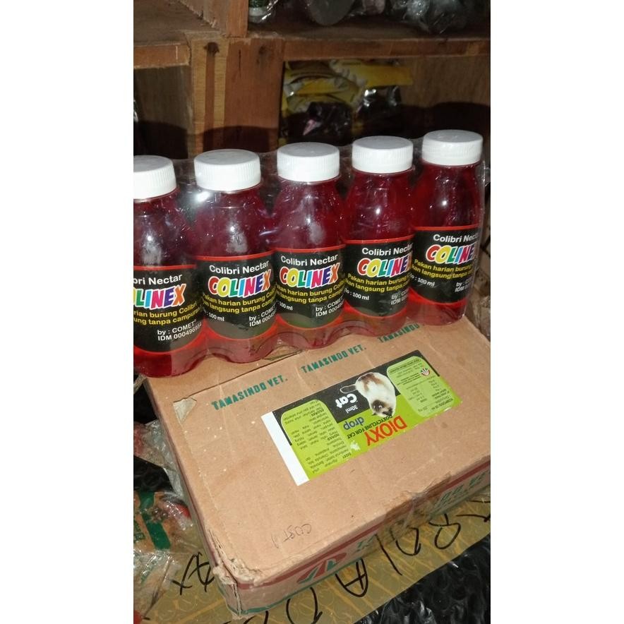Promo Spesial Ah67 Nektar Merah Rudjak Colinex Nectar Pakan Makanan Burung Kolibri Konin Sogon Pemak