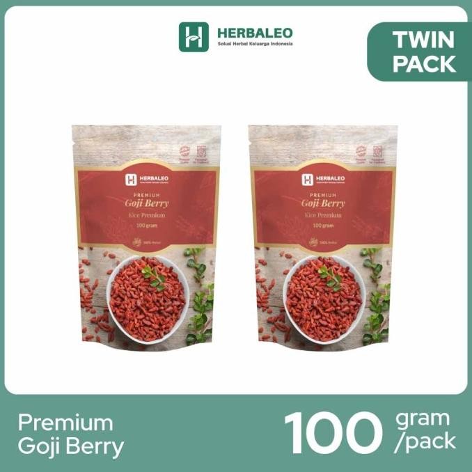 

Promo Twinpack- Herbaleo Premium Goji Berry 100 Gram ( Kice Premium )
