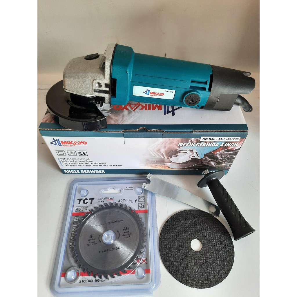 MESIN GERINDA FREE MATA POTONG KAYU. MESIN GERINDA LISTRIK TANGAN. Makita x Mikayo