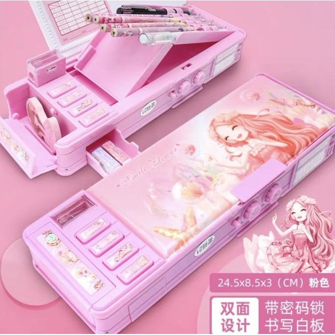 

KOTAK TEMPAT PENSIL ANAK PEREMPUAN KARAKTER PRINCESS MAGNET SANDI liquid