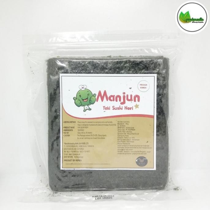 

Murah Manjun Yaki Nori Sushi / Rumput Laut Grade B 50 Lembar