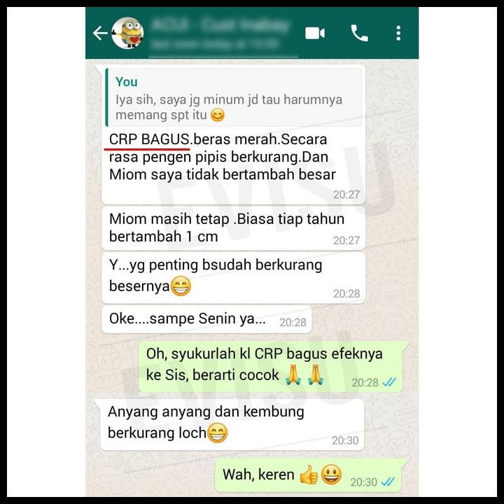 Terlaris Beras Merah Crp Bekatul Asli Good Quality