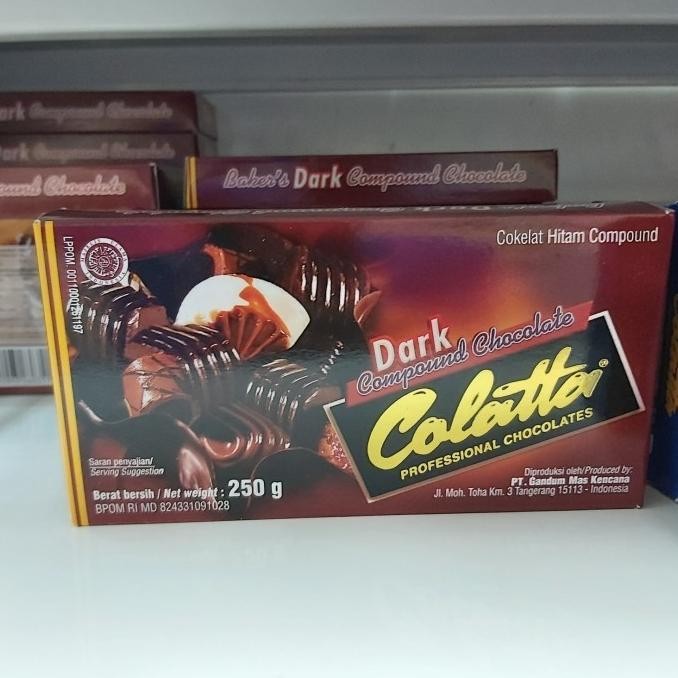 

Collata Dark Compound Chocolate Cooking 250gr liquid