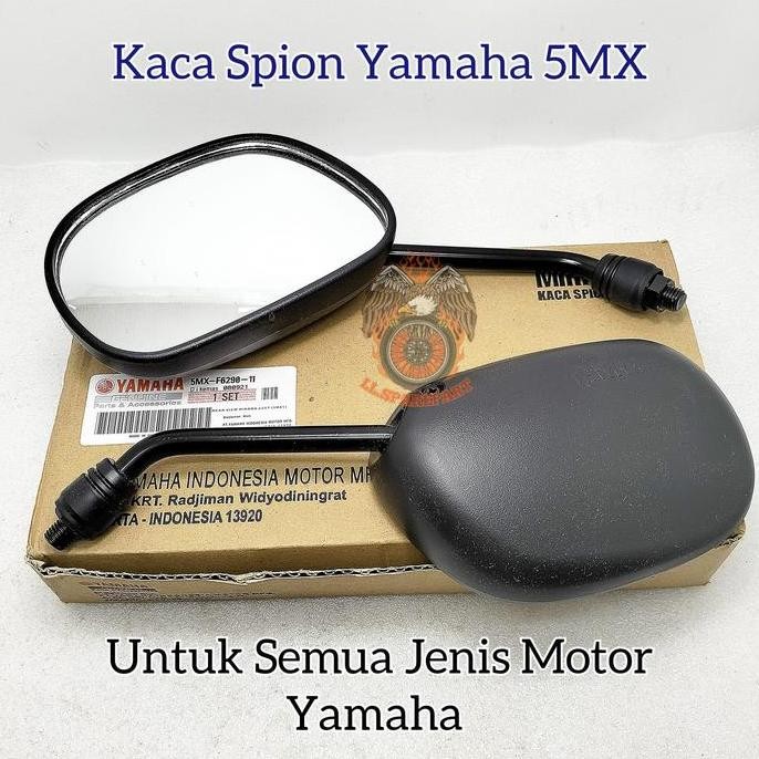 Produk Baru SPION STANDAR SET KIRI KANAN YAMAHA 5MX/5TL KUALITAS ASLI YAMAHA UNTUK SEMUA JENIS MOTOR