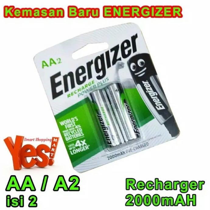 Energizer 2pc Battery AA Rechargeable Power Plus