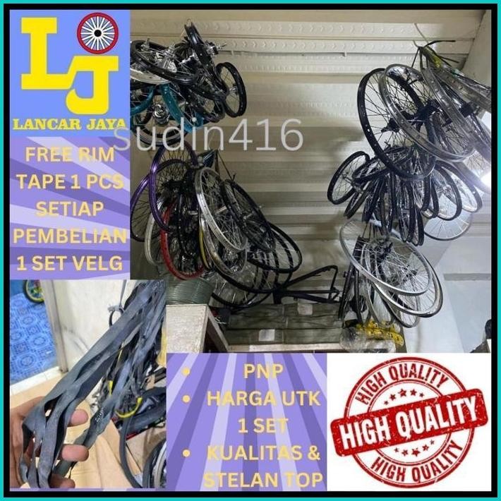 EXOTIC/ODESSY WHEELSET RIMS/VELG SEPEDA 1 SET UKURAN 12", 16", 18", 20", 24", 26" TORPEDO ALLOY ALUM