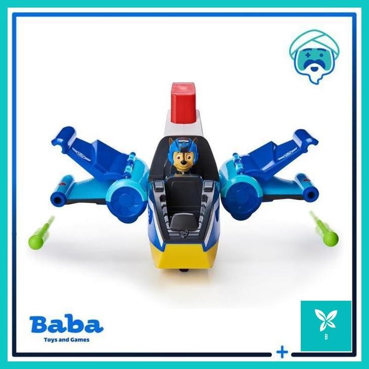 | BB | PAW PATROL JET TO THE RESCUE LARGE SCALE CHASE CHASE'S SPIRAL RESCUE JET WITH LIGHTS AND SOUN