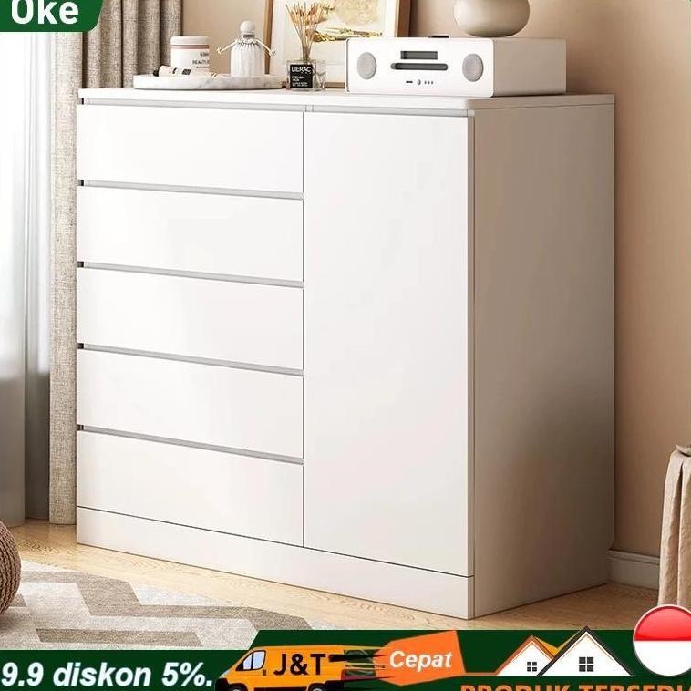 Lemari Laci 5 susun Lemari Kayu laci Minimalis Serbaguna