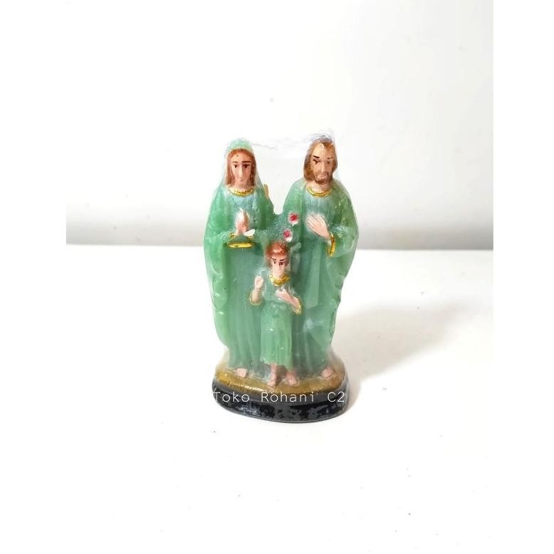 Paling Laris Sale Patung KKB Keluarga Kudus Berdiri Fosfor RF 10cm (7115) - Patung Keluarga Kudus - 