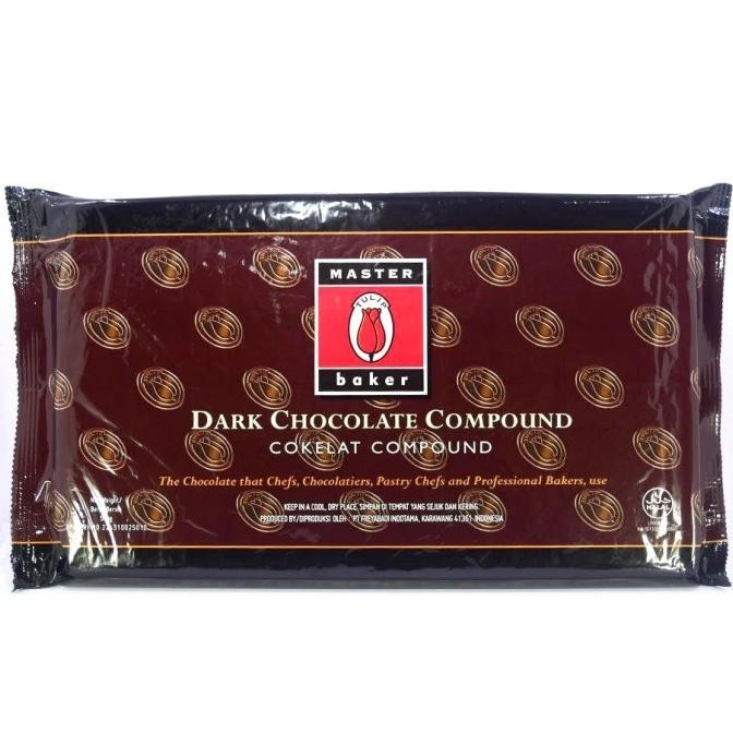 

TULIP Cokelat MASTER Baker Chocolate Dark Compound Chocolate 5 kg Mura liquid