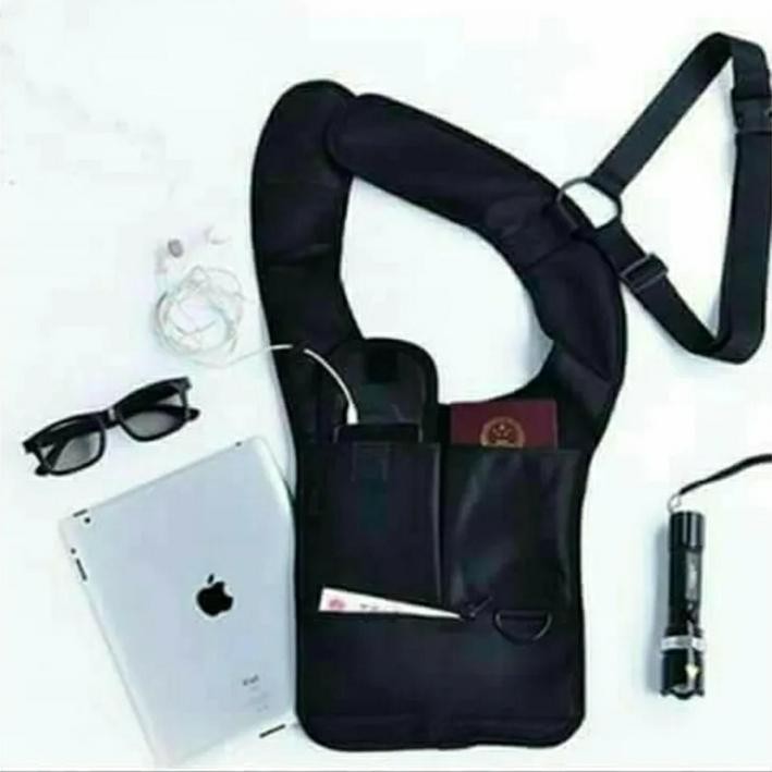 Tas Bahu Fbi - Tas Anti Maling - Tas Polisi - Tas Selempang Laki-Laki - Rompi Polisi