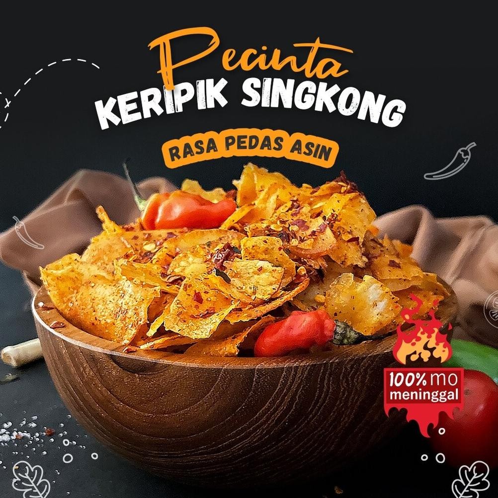 

HJ Yasnack Keripik Singkong Pedas Asin/Kripset/500gr