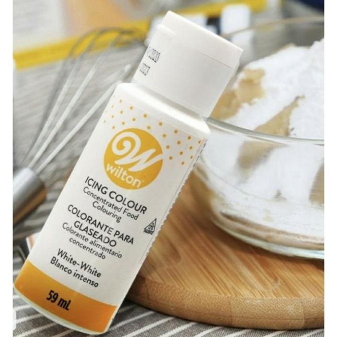 

Ready Wilton Icing Colour White-White / Pewarna Makanan Putih