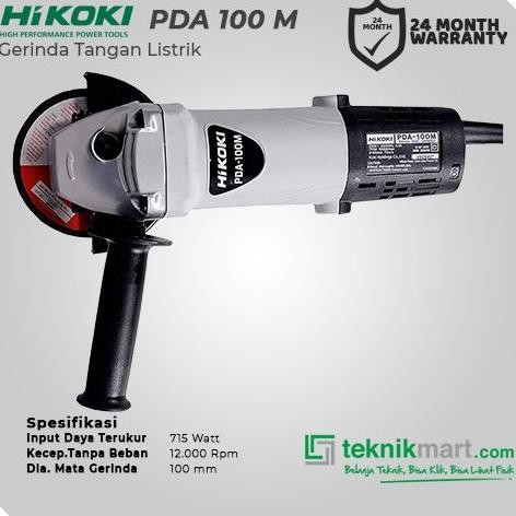 Hikoki PDA100M 715Watt 100mm Gerinda Tangan Listrik by Hitachi
