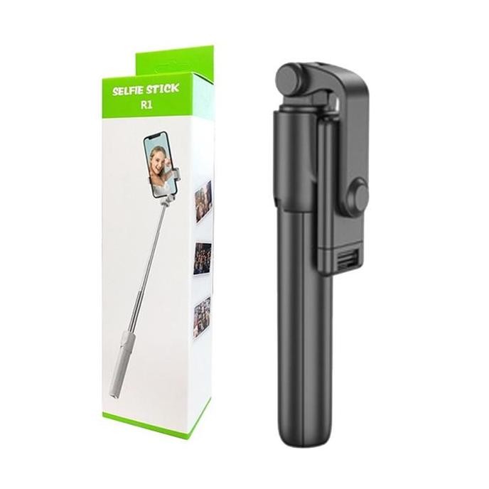 Diskon Miisoo Tongsis R1/R1S Selfie Stick Tripod Mini Tongkat Selfie Penyangga Handphone Kamera Untu