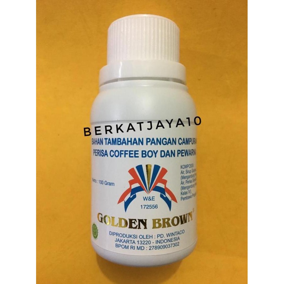 Ready Golden Brown Coffee Boy 100 gram Perisa Kopi dan Pewarna Makanan