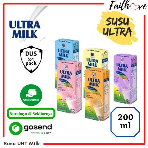 

Susu Ultra Milk Promo 200 Ml By Gojek Grab Terlaris