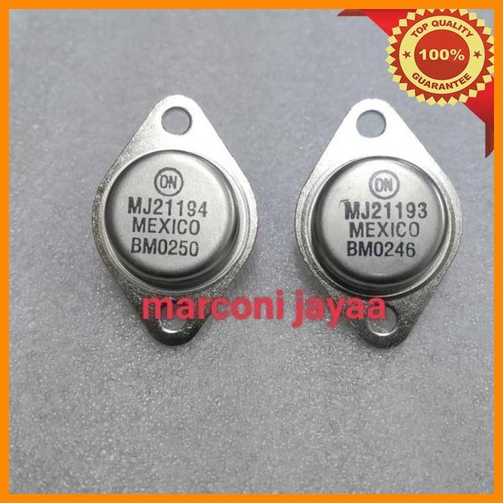 [MAR] TRANSISTOR MJ 21193+MJ21194 ON