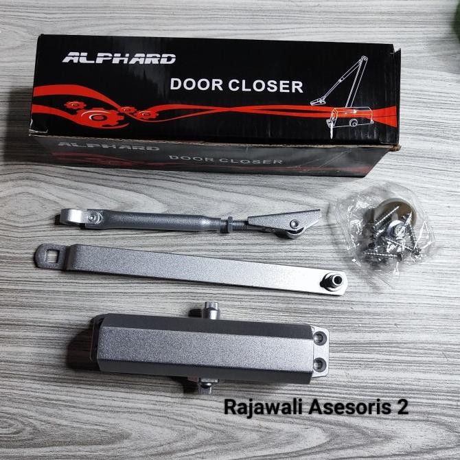 NEW Door Closer Alat Penutup Pintu Rumah Otomatis Hidrolik Silver