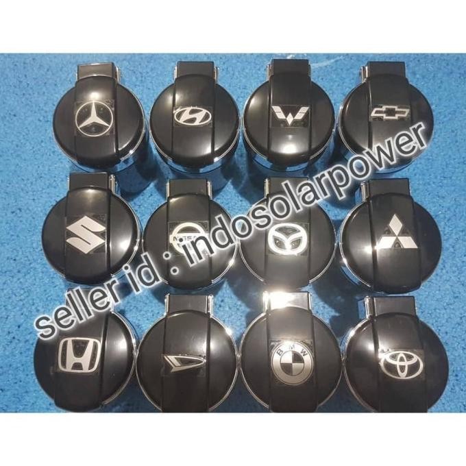 Promo Asbak rokok led PREMIUM logo merk mobil Aksesoris Variasi lampu COD