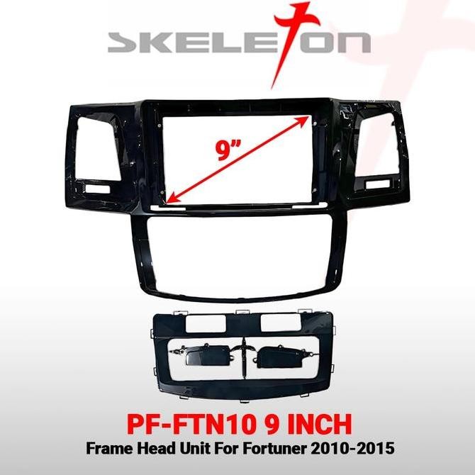 Promo Frame Head Unit 9 Inch Mobil Fortuner 10 Frame Android Skeleton COD