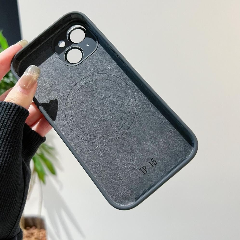 MOGU SKINFEEL Liquid Bludru Premium Magsafe Case IPHONE 11 12 13 14 15 PRO MAX Macaron Lens Protecto