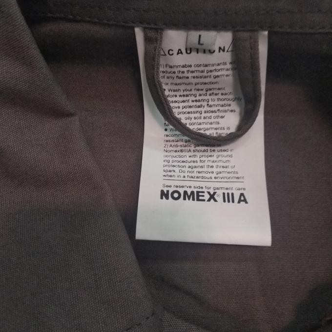 WEARPACK NOMEX IIIA % FR ORIGINAL FLAME RESISTANT GARMENT