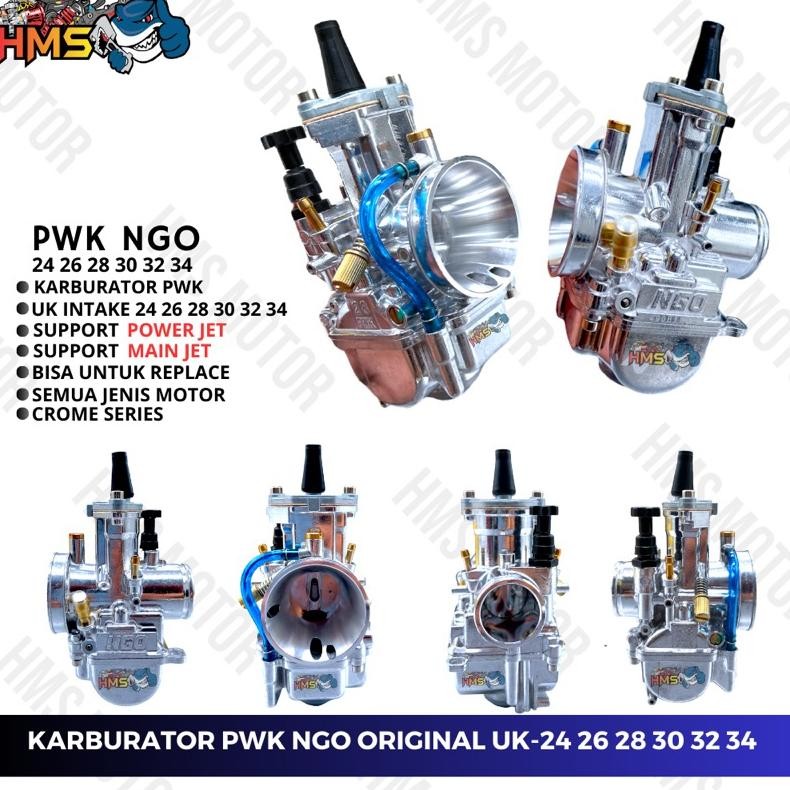 Carburetor Karbu Karburator PWK 24 26 28 30 32 34 NGO KOTAK - Karburator KARBU PWK NGO 24 26 28 30 3