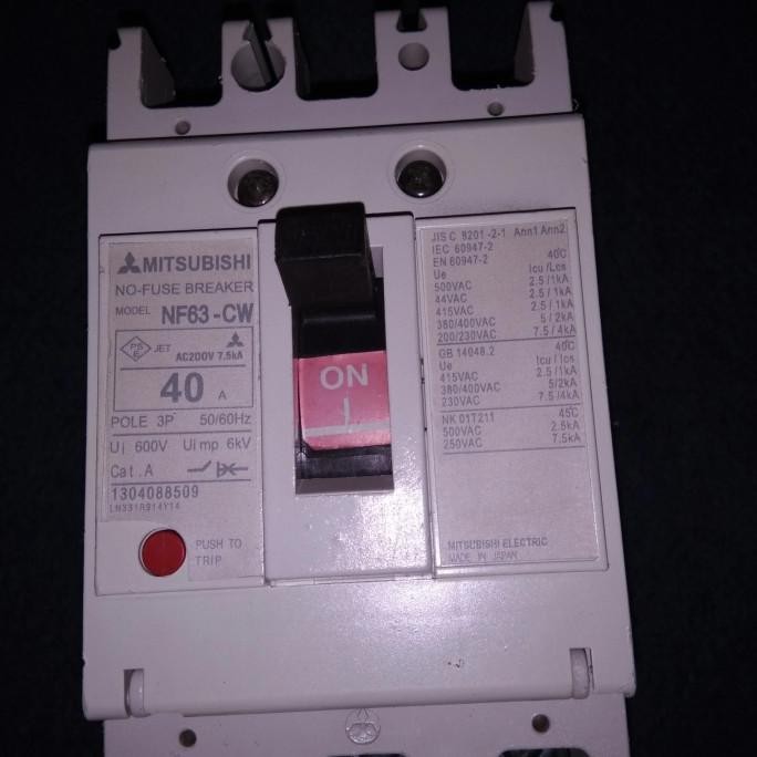 Mccb Mitsubishi 40A New Stok