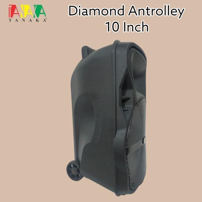 SPEAKER PORTABLE TANAKA DIAMOND ANTROLLEY 10 INCH BLUETOOTH
