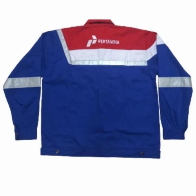 Seragam Wearpack Atasan Pertamina Bahan Nomex / Kemeja Kerja Original