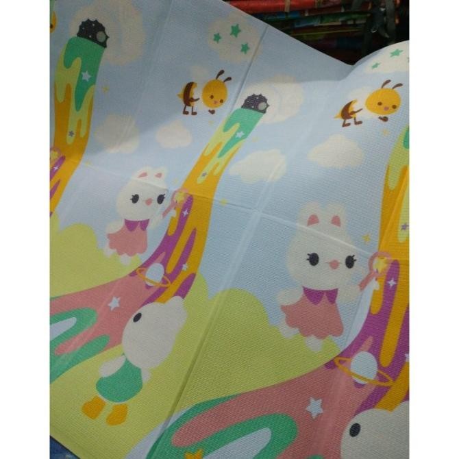 Playmat Bayi YAKIMURA Jumbo 180x200cm | Tikar Lipat Anak | Karpet Playmate Anak Foam Tebal Motif Bol