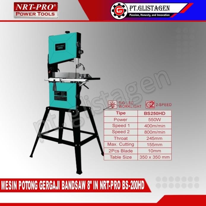 Mesin Bandsaw NRT PRO 10 inch Band Saw NRT Bandsaw Norita BS 250HD murah