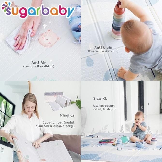Sugar Baby Foldable Baby Playmat / Karpet Lipat Playmat Lipat Bayi