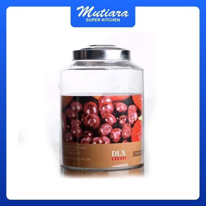 Toples Asinan Toples Kerupuk Toples Kaca Jumbo DLX 15L AGR