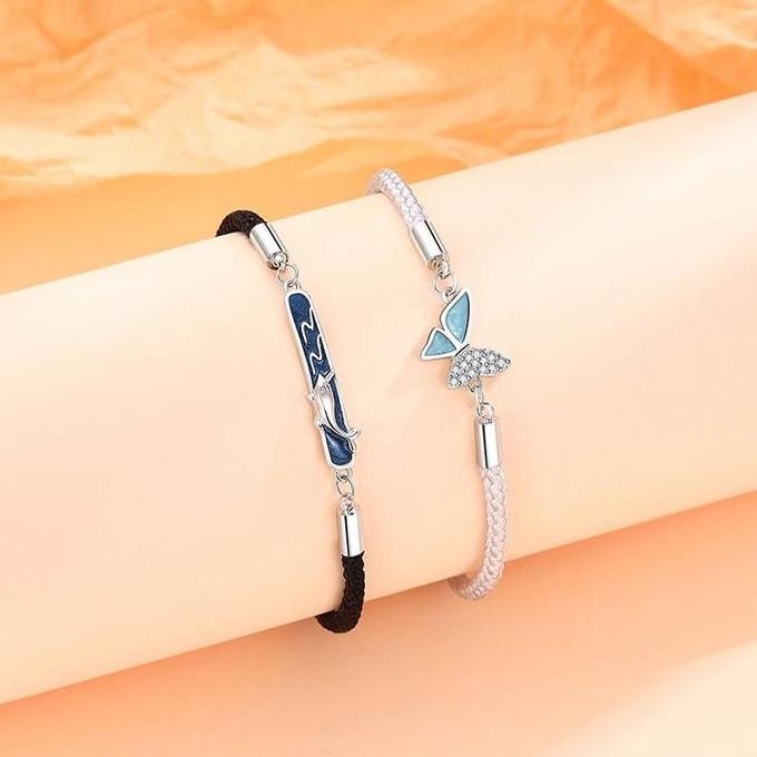 Gelang couple pasangan-gelang pasangan gelang couple aesthetic terbaru-Z22 WAR
