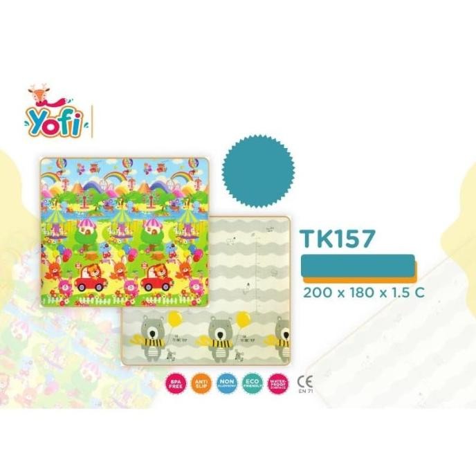Yofi XPE playmat besar (XL) ukuran 200x180x1.5)|karpet alas lantai