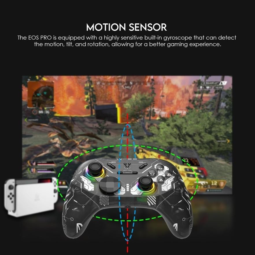 Fantech WGP15 / WGP-15 EOS PRO Wireless Multiplatform Gamepad Joystick murah