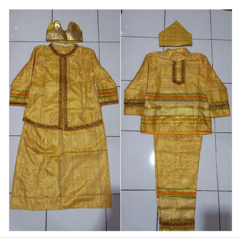 CR - Baju adat Melayu - Riau  L-XL SD kelas 3-4 TERLARIS