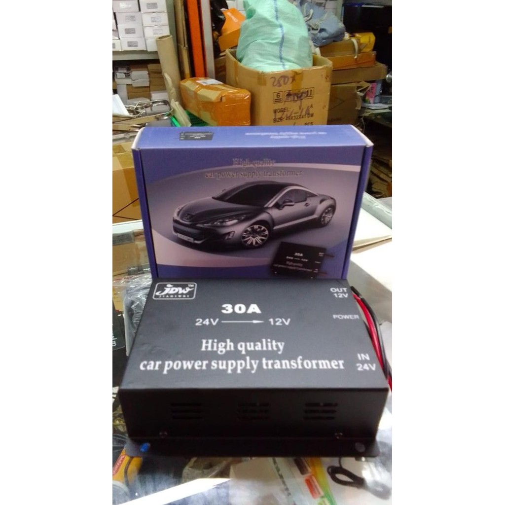 Terjangkau Car Power Supply Transformer Stepdown 24V To 12V 30A