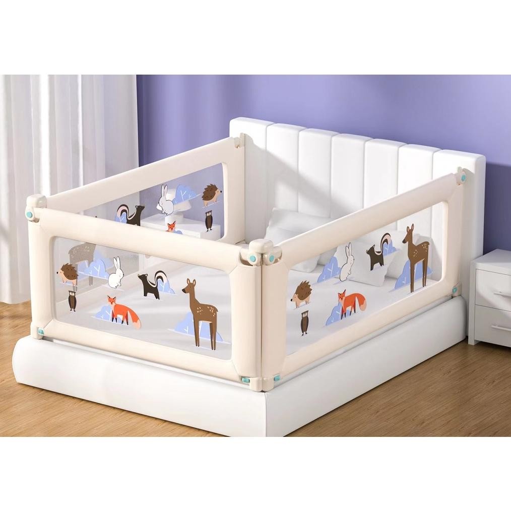 PAGAR KASUR BAYI PENGAMAN PEMBATAS RANJANG TIDUR BAYI BALITA BEDRAIL BED RAIL GUARD TEMPAT TIDUR BAY