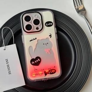 (PO 5 HARI) Warna Warni Case Iphone Glow In The Dark Ada Lampu Bisa Nyala untuk Iphone 11 12 13 14 1