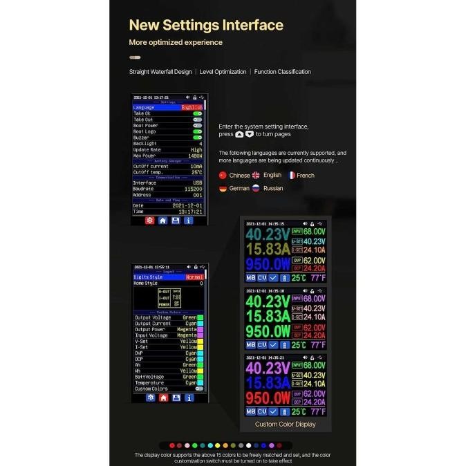 Diskon Adjustable Power Supply Dc Regulated 24A 60V Riden - Rd6024