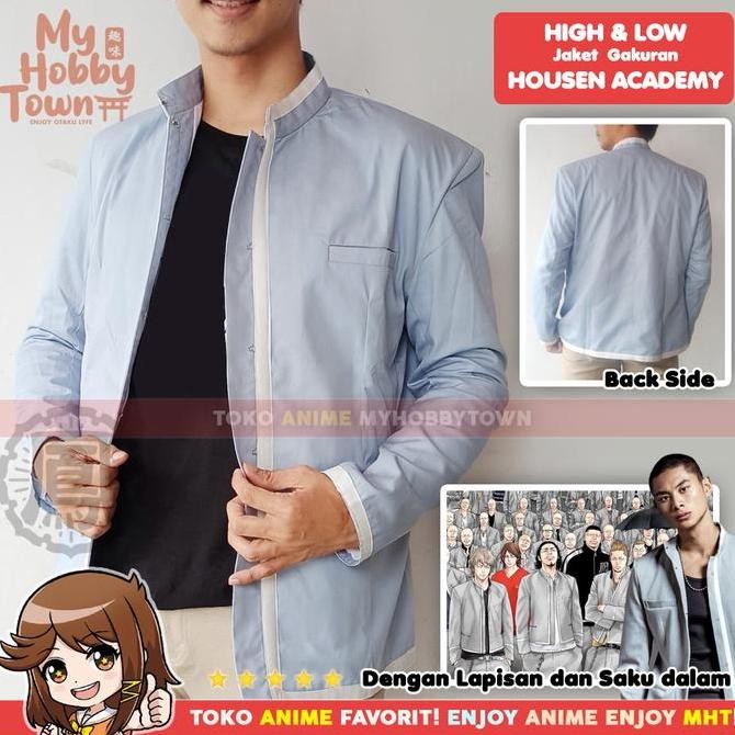 Blazer Jaket Anime Gakuran Crows Zero Worst Housen Academy Cosplay
