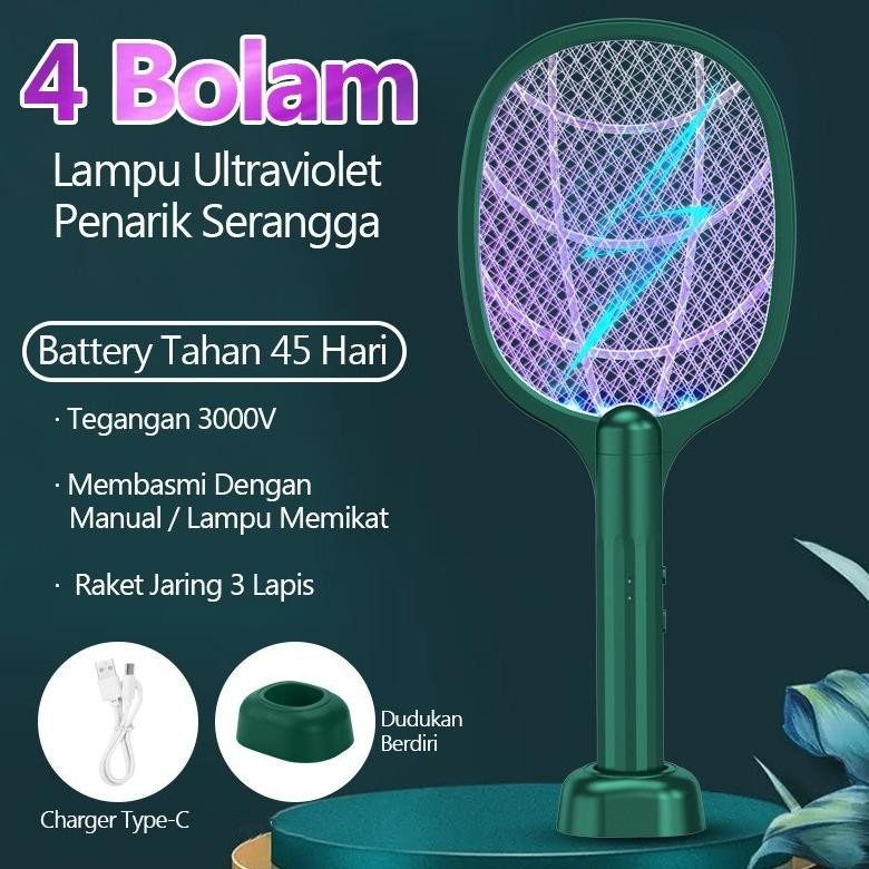 raket nyamuk Listrik 3 in 1 / raket nyamuk Listrik Bagus / Raket Nyamuk USB / Raket Nyamuk USB Charg