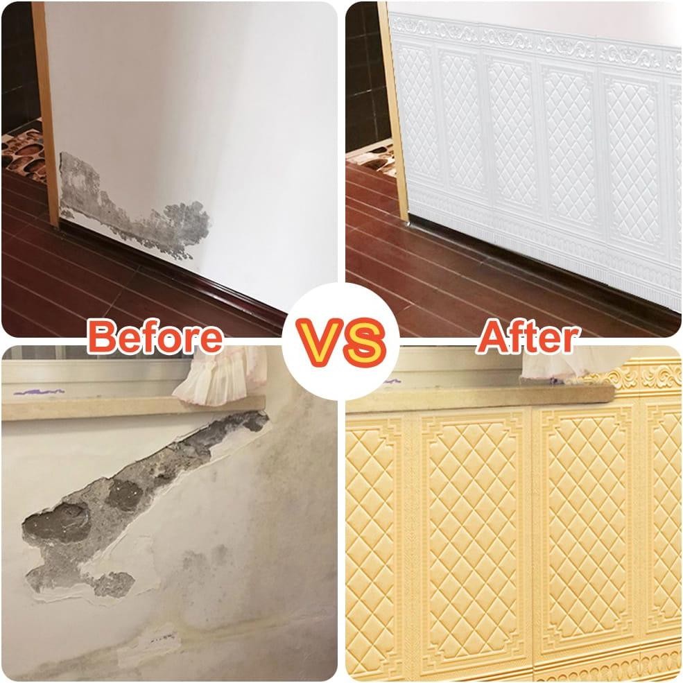 Wallpaper Dinding 3D Foam Motif PINTU BATIK 70x90 CM TEBAL 5MM | Wallpaper Walfoam 3D Wallstikers