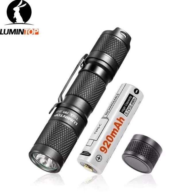 Grosir Lumintop Tool Aa 3.0 Black Osram P9 900 Lumens 138 Meters 14500