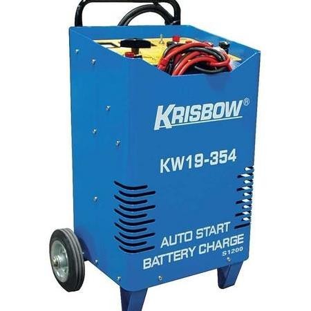 Charger Aki Mobil Battery Charger 100A Starter 1200A Krisbow KW1900354