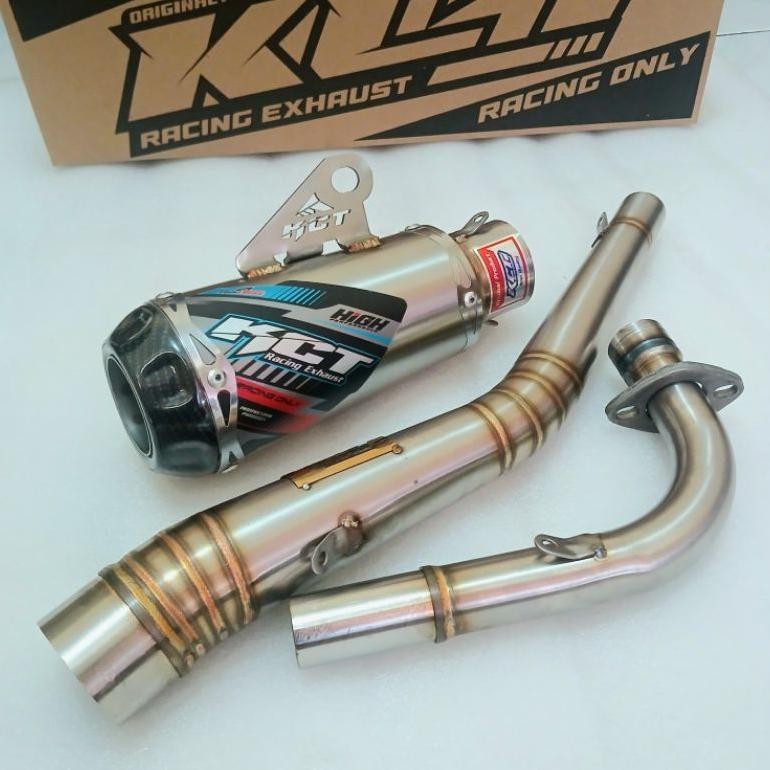 KNALPOT GTX RBT 110-130CC JUPITER Z KARISMA SUPRA X HONDA BLADE VEGA R ORIGINAL KCT RACING EXHAUST G