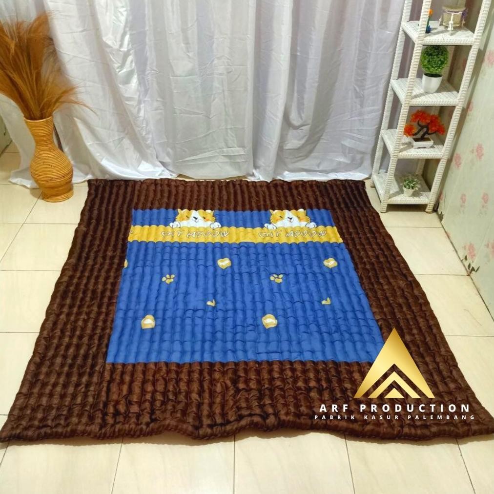 JUMBO Kasur lantai palembang ukuran 180x195cm isi kapuk hyget daswol dakron promo diskon cuci gudang